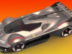 Ferrari Vision Gran Turismo Concept 2023 3D Model