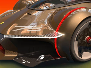 Ferrari Vision Gran Turismo Concept 2023 3D Model