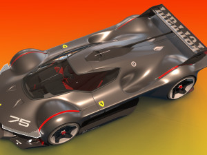 Ferrari Vision Gran Turismo Concept 2023 3D 模型
