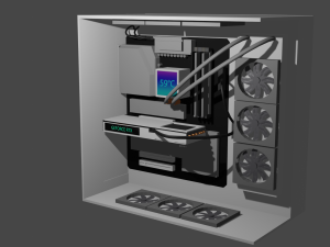 Simple PC 3D-Modell