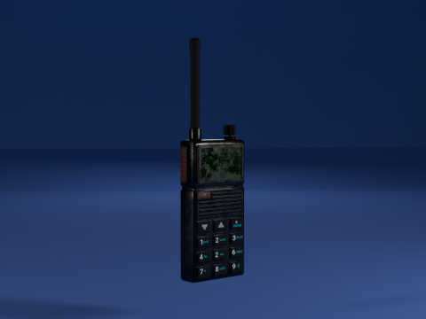 Walkie-talkie 3D-Modell