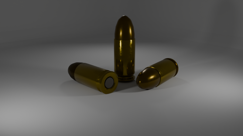 9x19 luger ammo 3D मॉडल .c4d .max .obj .3ds .fbx .stl .blend 