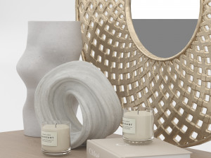 Decorative Set 01 Model 3D