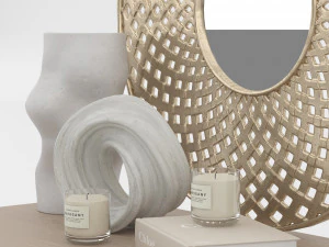 Decorative Set 01 3D Model