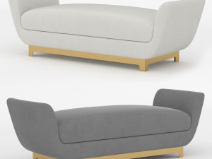 Benicio Bench 3D Model