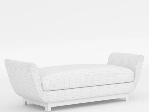 Benicio Bench 3D Model