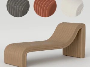 Шезлонг Августина 3D Модель