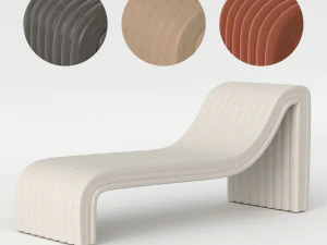 Августин Шезлонг 3D Модель