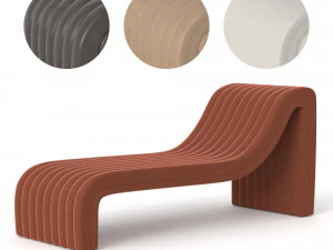 Августин Шезлонг 3D Модель