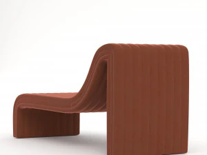 Августин Шезлонг 3D Модель