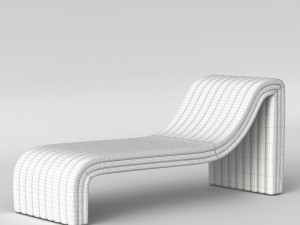 Augustine Chaise Lounge Modelo 3D