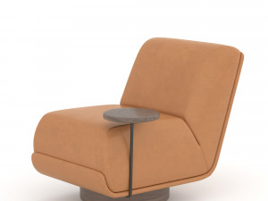 Bronwyn Swivel Chair Modelo 3D