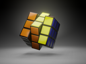 Rubiks Cubes - 3 by 3 Collection Modelo 3D
