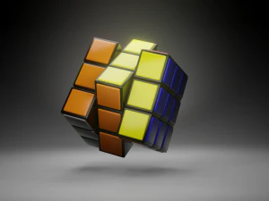 Кубики Рубика - Коллекция 3 на 3 3D Модель