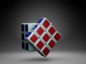 Rubiks Cubes - 3 by 3 Collection 3D Model