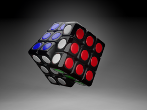 Rubiks Cubes - 3 by 3 Collection 3D Model