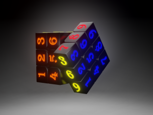 Rubiks Cubes - 3 by 3 Collection 3D Model
