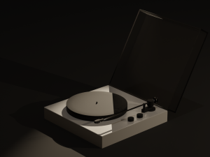 Record Player by Hwawol Model 3D