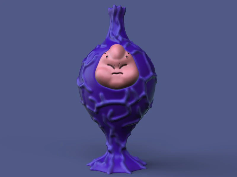 MAJIN BUU DBZ 3D Print Model .c4d .max .obj .3ds .fbx .stl .blend