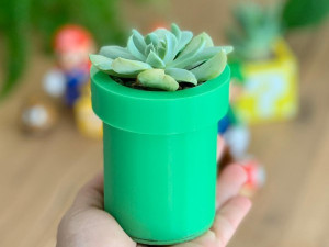 Super mario bros pipe planter 3D Print Model