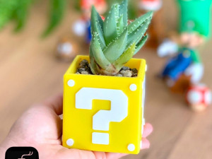 Question block super mario bros 3D-printmodel