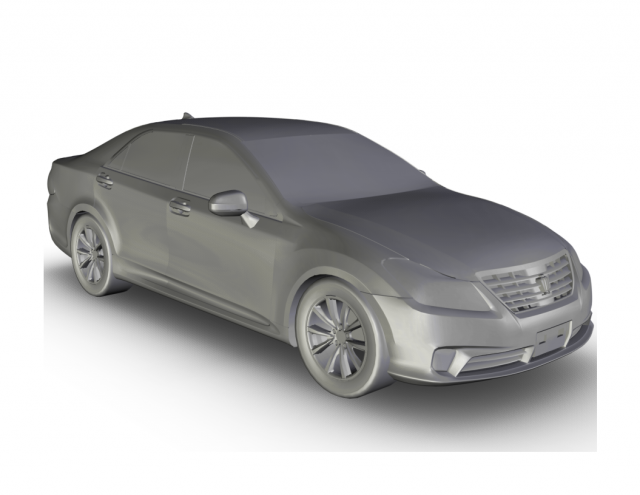 Toyota Crown Model 3D .c4d .max .obj .3ds .fbx .stl .blend 