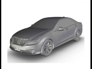 Toyota Crown 3D Model