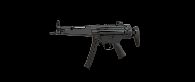 Mp5a5 3D-Modell .c4d .max .obj .3ds .fbx .stl .blend 