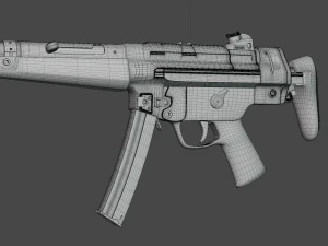 Mp5a5 3D Model