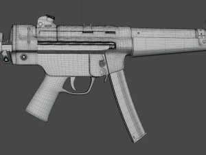 Mp5a5 3D Model