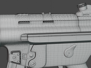 Mp5a5 3D-Modell