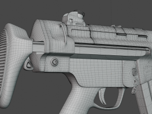 Mp5a5 3D-Modell