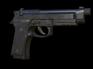 Beretta M9A3 Model 3D
