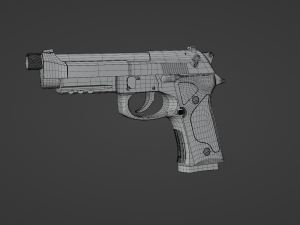 Beretta M9A3 Model 3D