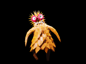 LowPoly Model Character For Game And Others 3D Model