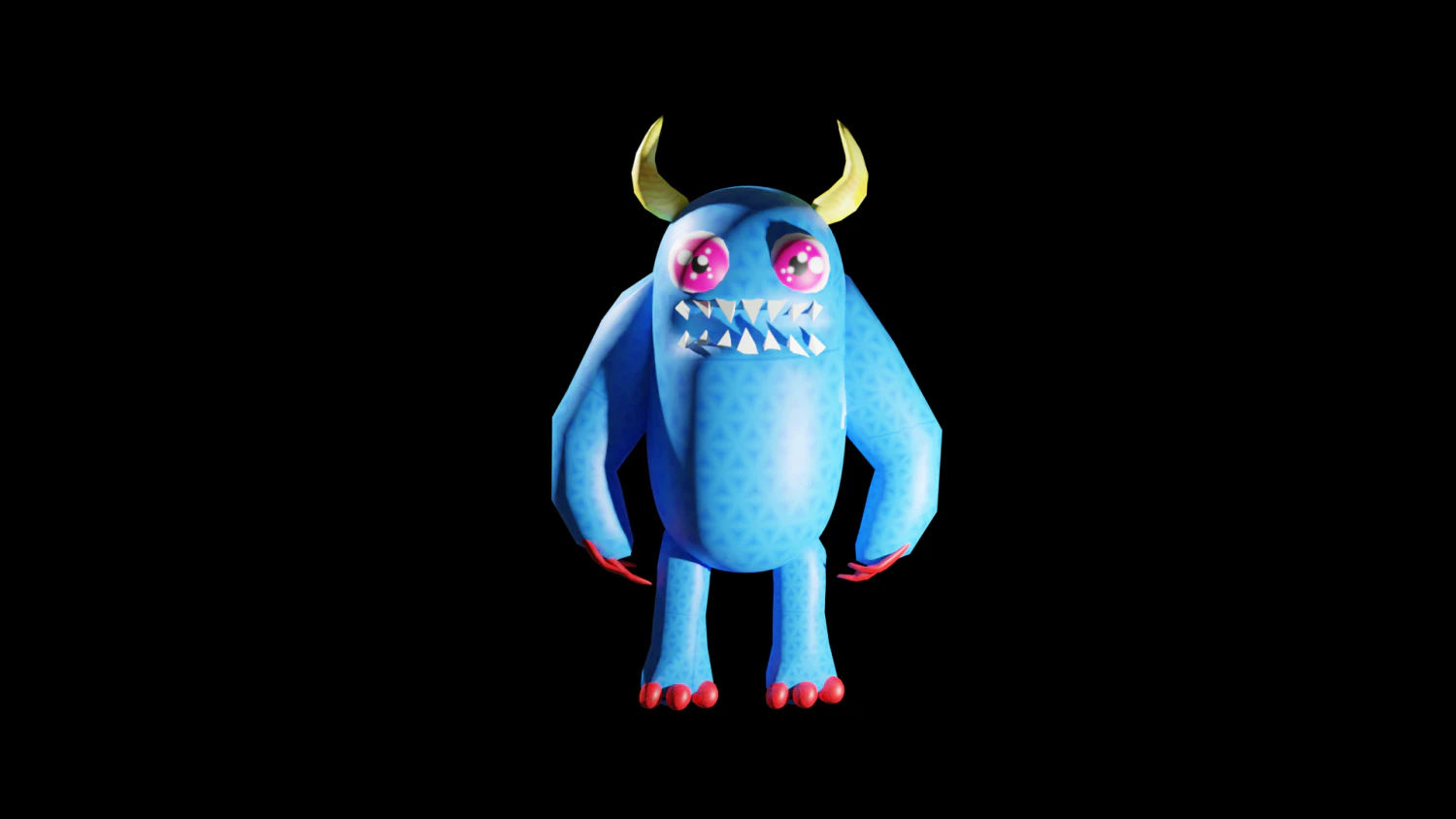LowPoly Model Character For Game And Others 3D Model .c4d .max .obj .3ds .fbx .stl .blend 