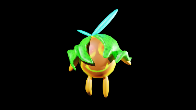 LowPoly Model Character For Game And Others Modèle 3D .c4d .max .obj .3ds .fbx .stl .blend 