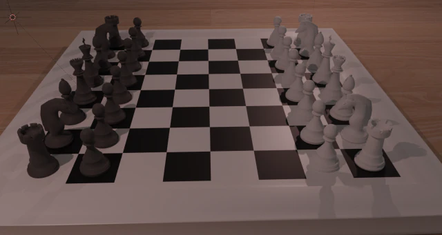 チェス 3Dモデル .c4d .max .obj .3ds .fbx .stl .blend 