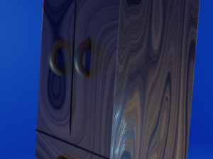 Wood closet 3D Модель