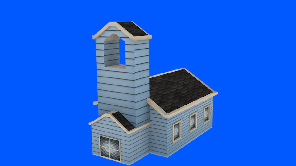 Chuech 3D Model .c4d .max .obj .3ds .fbx .stl .blend 