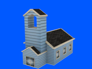 Церква 3D Модель