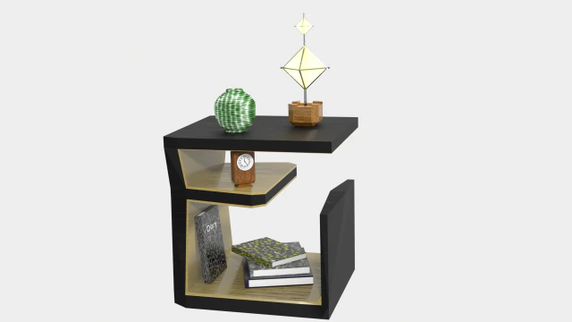 Тумбочка прикроватная 3D Модель .c4d .max .obj .3ds .fbx .stl .blend