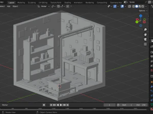 Dungeon 3D Model