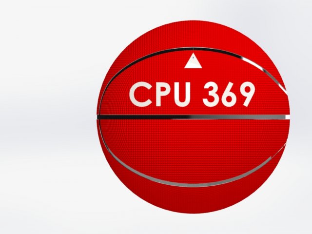 Basketball 3D Model .c4d .max .obj .3ds .fbx .stl .blend 