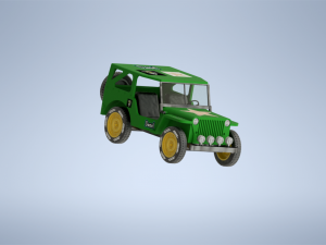 Military Jeep Modèle 3D