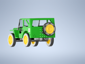 Military Jeep Modèle 3D
