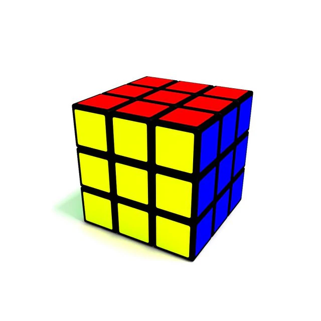 Kubus Rubik Model 3D .c4d .max .obj .3ds .fbx .stl .blend 