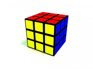 Kubus Rubik Model 3D