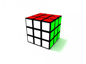 Kubus Rubik Model 3D