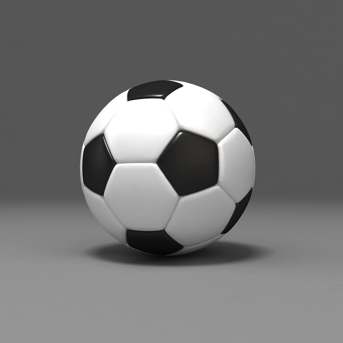 Football 3D Model .c4d .max .obj .3ds .fbx .stl .blend 